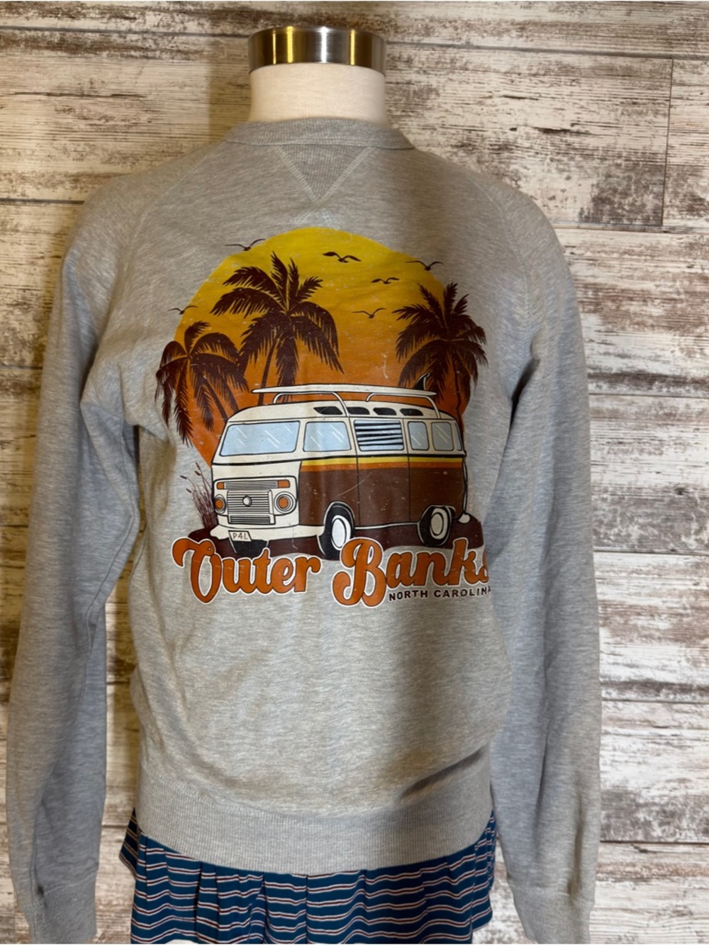 Heritage Cotton Crewneck Sweatshirt - Light Gray